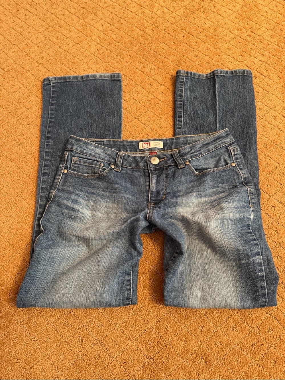 L.E.I Ashley Low Rise Dark Wash Bootcut Jeans Women’s Size 7